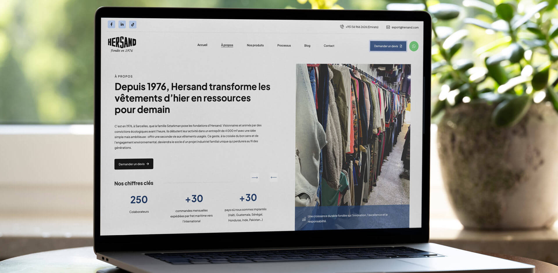Nouveau site | Hersand